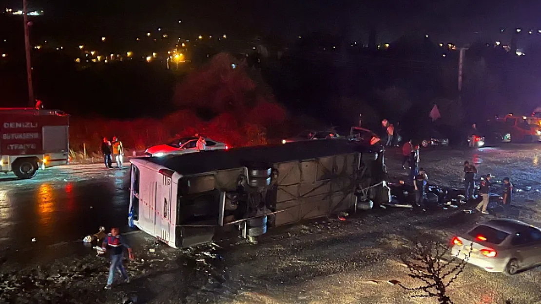 Muğla’dan Afyon’a dönen tur otobüsü devrildi: 3 ölü, 50 yaralı