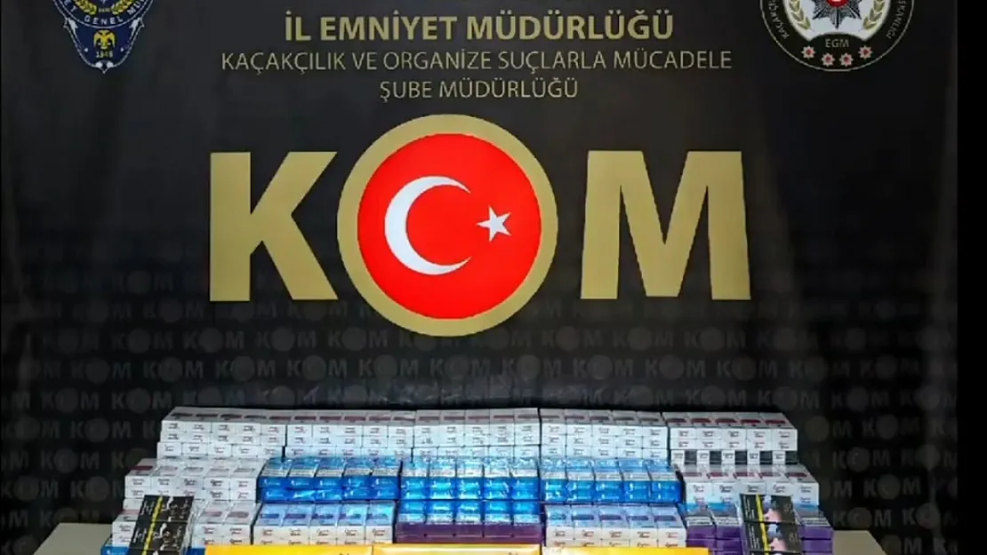 710 Paket Kaçak Sigara Ele Geçirildi