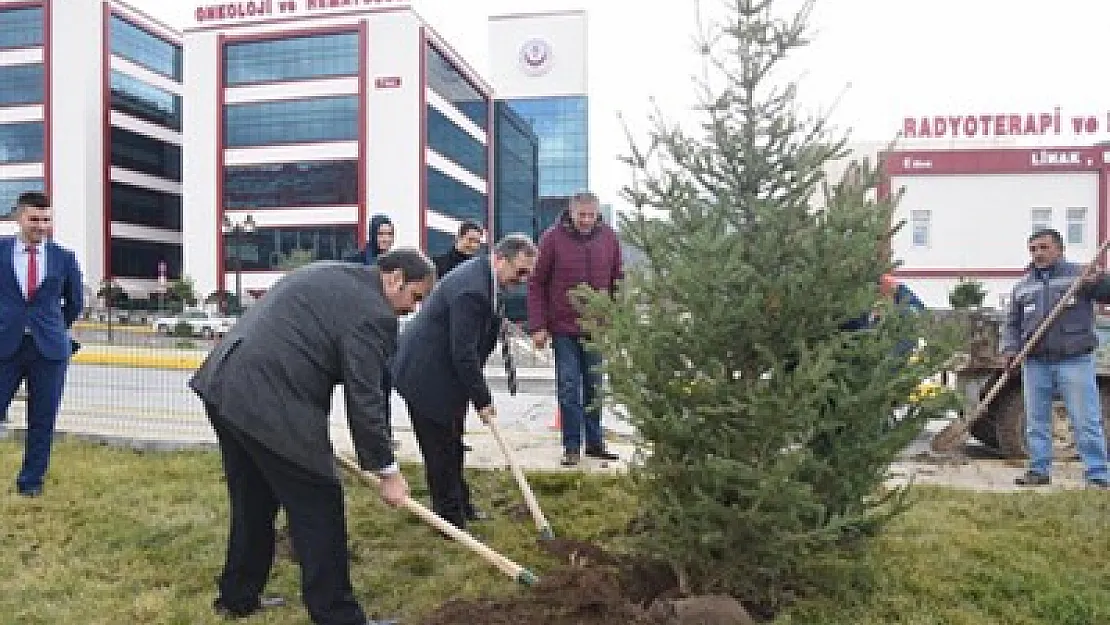 AÇK’da 500 fidan toprakla buluştu