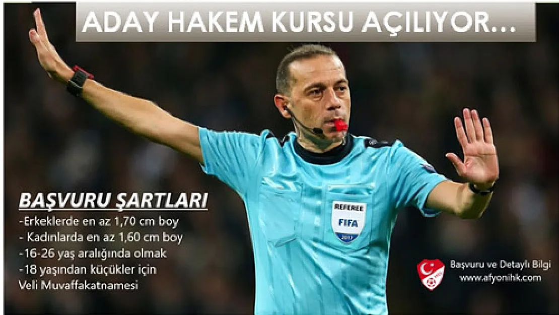 Aday hakem kursu açılıyor