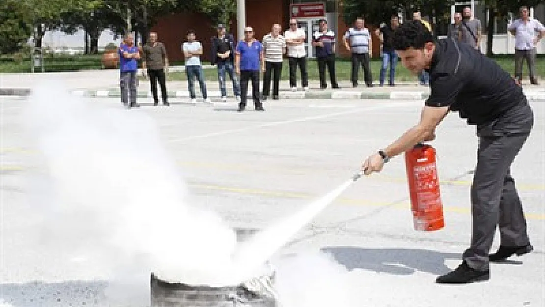 AFAD, Alkaloid Fabrikası’nda eğitim verdi