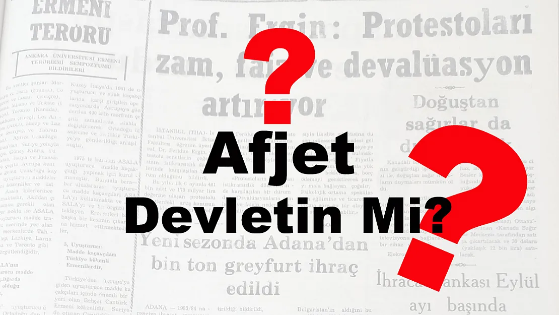 Afjet Devletin Mi?