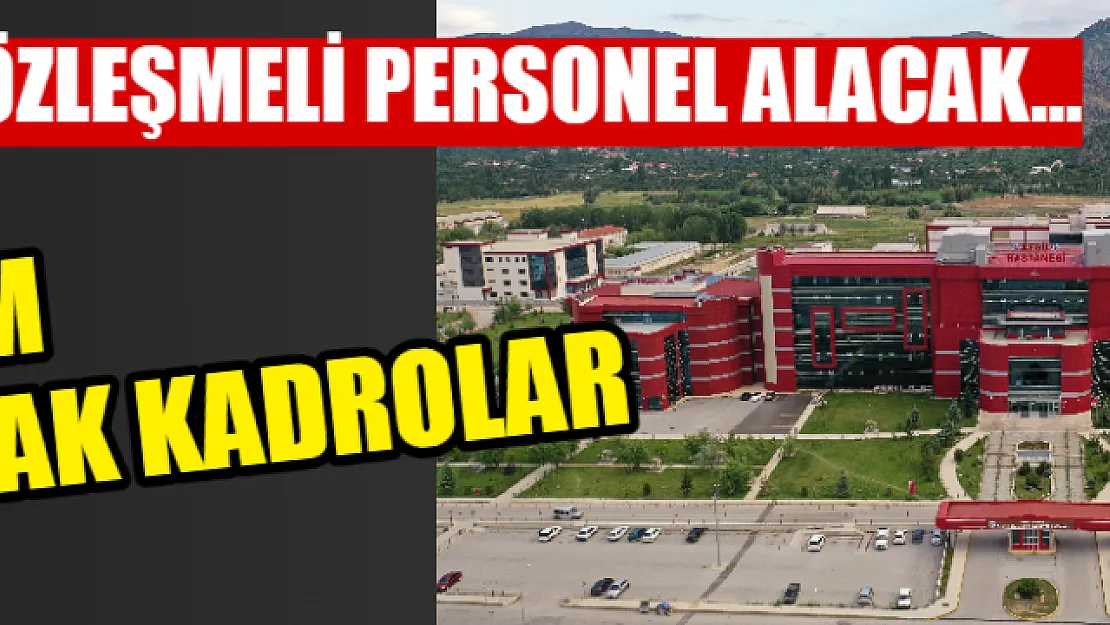 AFSÜ 81 SÖZLEŞMELİ PERSONEL ALACAK.. İŞTE ALIM YAPILACAK KADROLAR