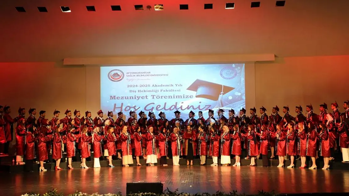 AFSÜ Diş Hekimliği Fakültesi'nde Duygu Dolu Mezuniyet!