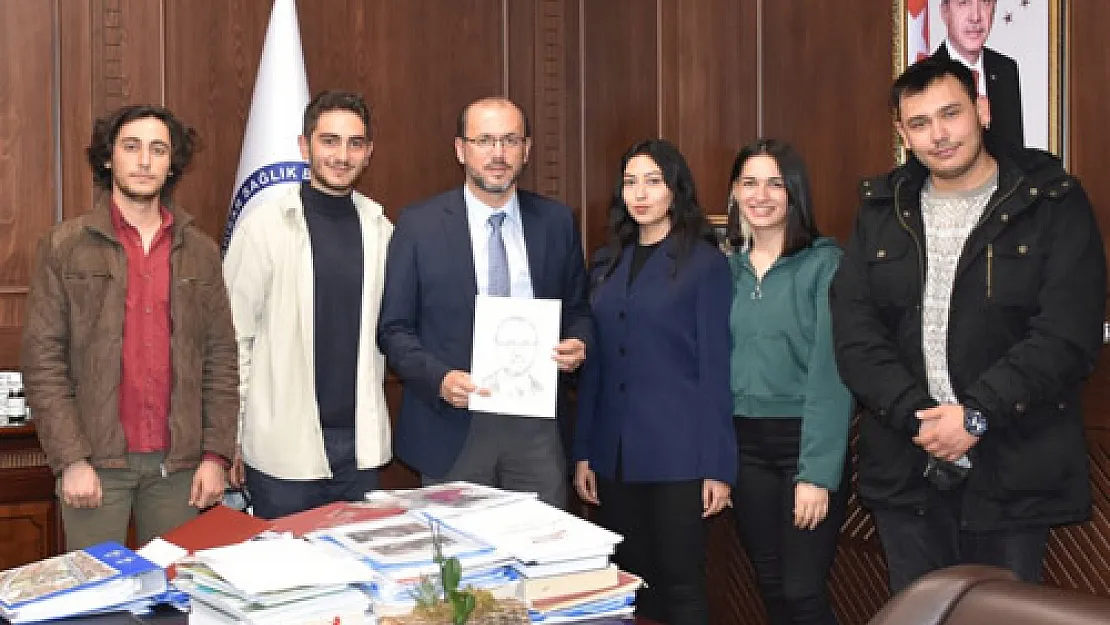 AFSÜ Genç Akademi Topluluğundan Rektör Okumuş’a ziyaret