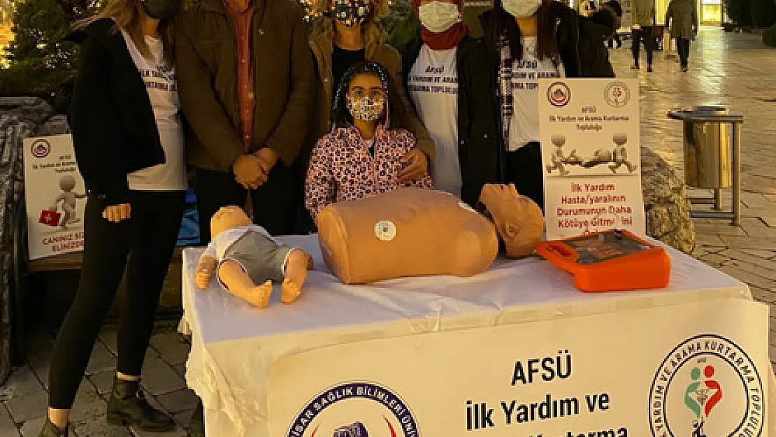 AFSÜ Öğrenci Kulübü,  ilkyardım hakkında bilgilendirdi