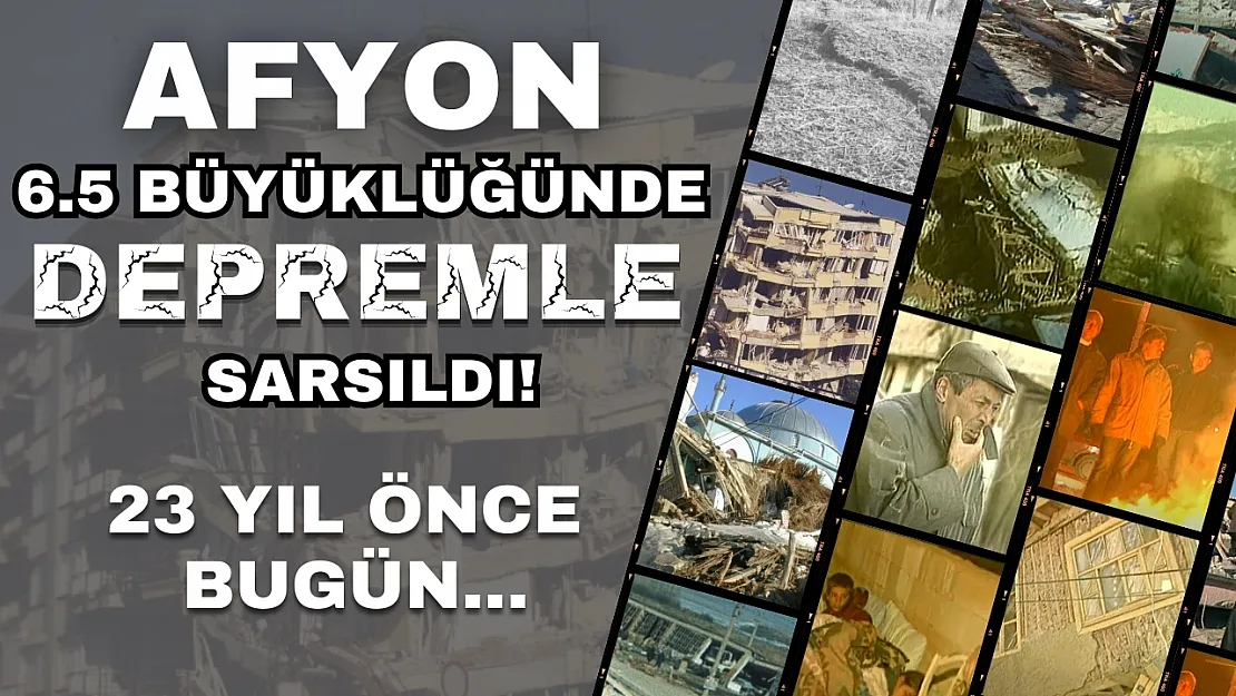 Afyon 6.5 Büyüklüğünde Depremle Sarsıldı!