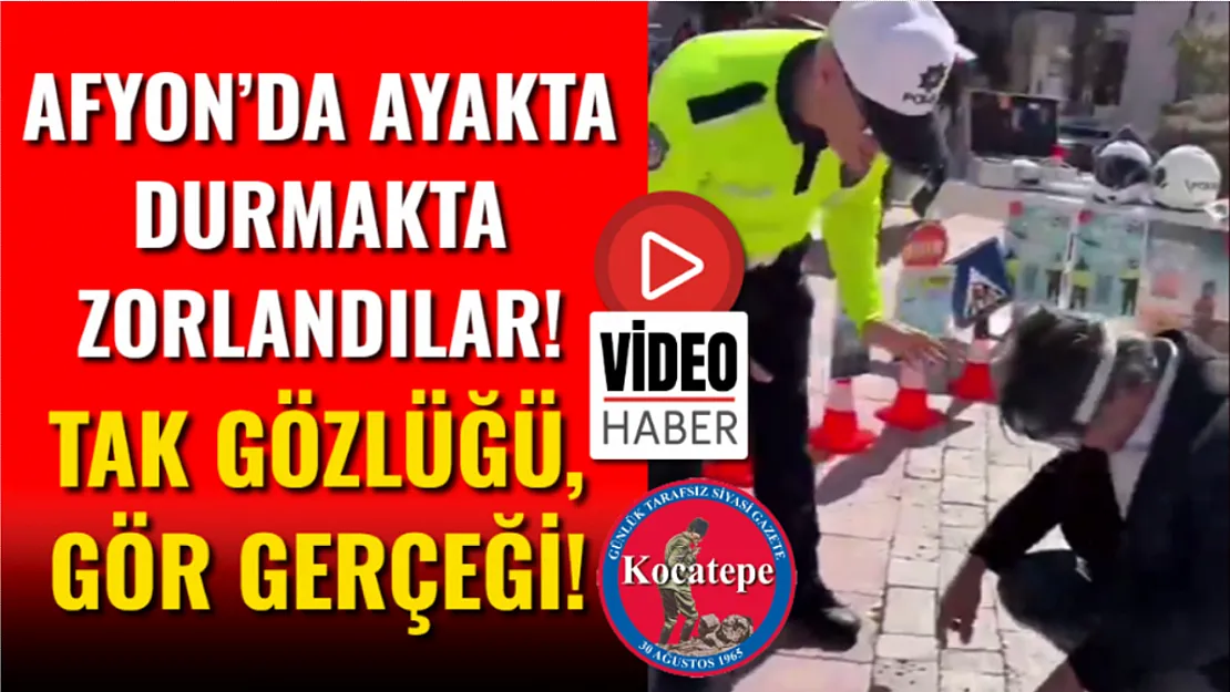 Afyon'da Ayakta Durmakta Zorlandılar! Tak Gözlüğü, Gör Gerçeği!