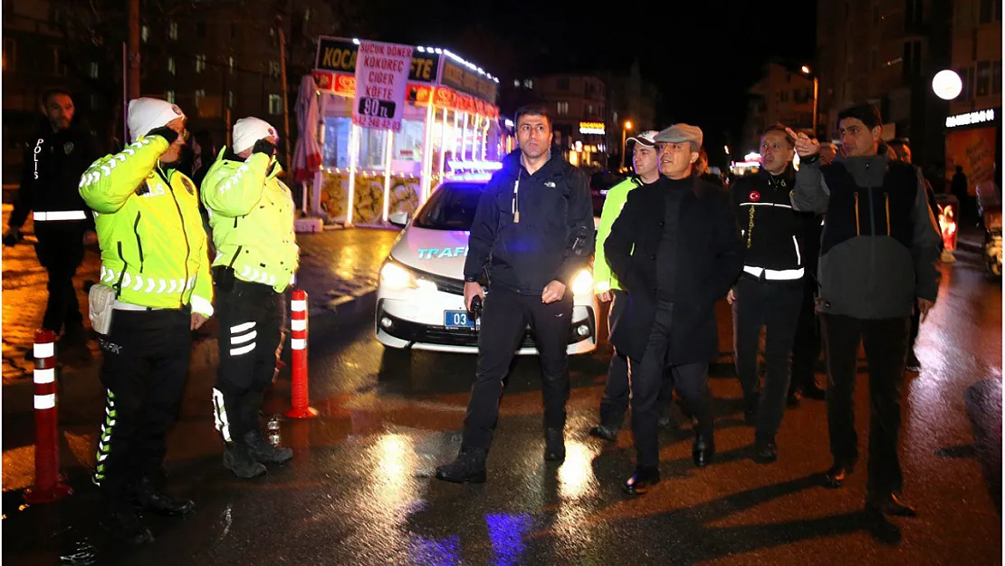 Afyon'da Büyük Operasyon!  Emniyet Müdürü Bizzat Yönetti