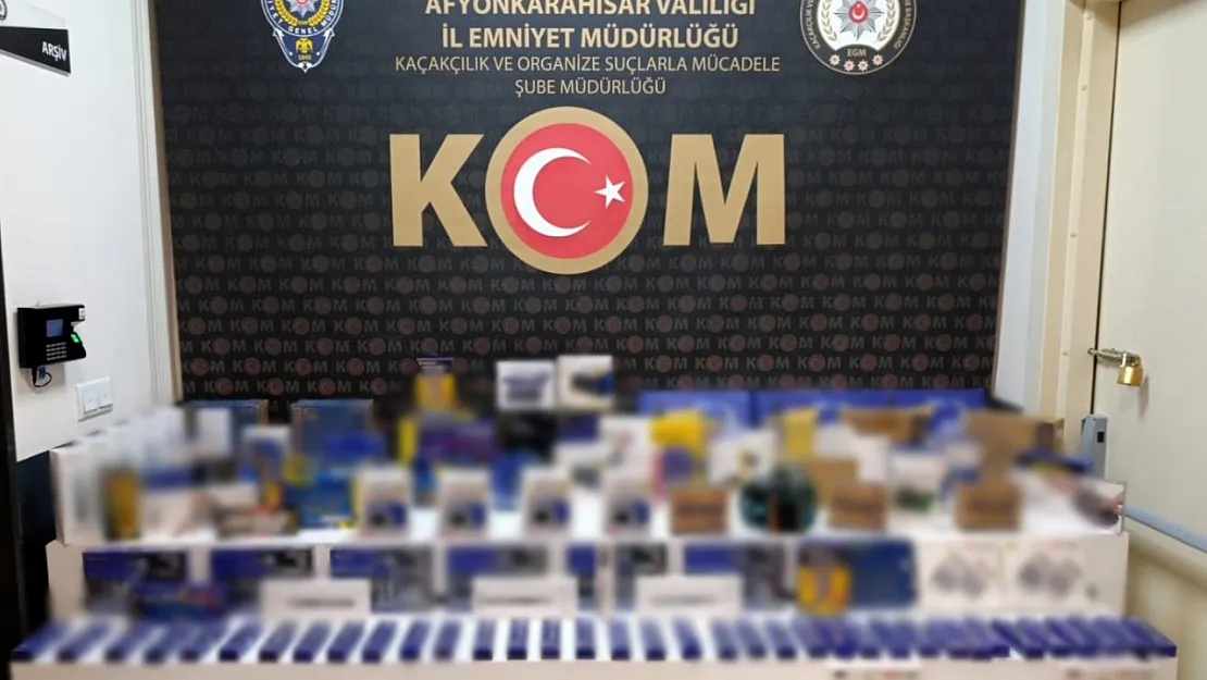 Afyon'da Durdurulan Araçtan Şaşırtıcı Yük Çıktı!