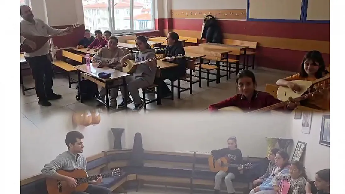 Afyon'da Gitar ve Bağlama Kursları '7/24 Yaşayan Okul' Vizyonuyla Hayata Geçti