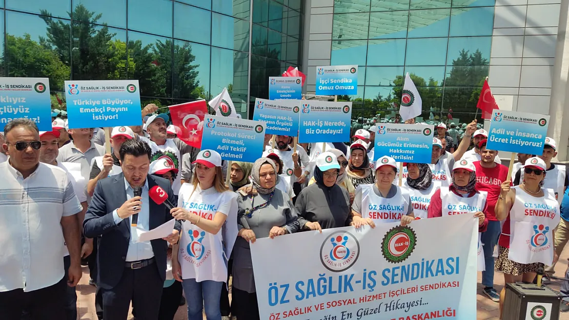 Afyon'da Hastane Önünde Emekçi Çıkışı: Yeter Artık!