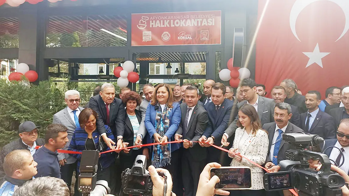 Afyon'da İkinci Halk Lokantası Açıldı