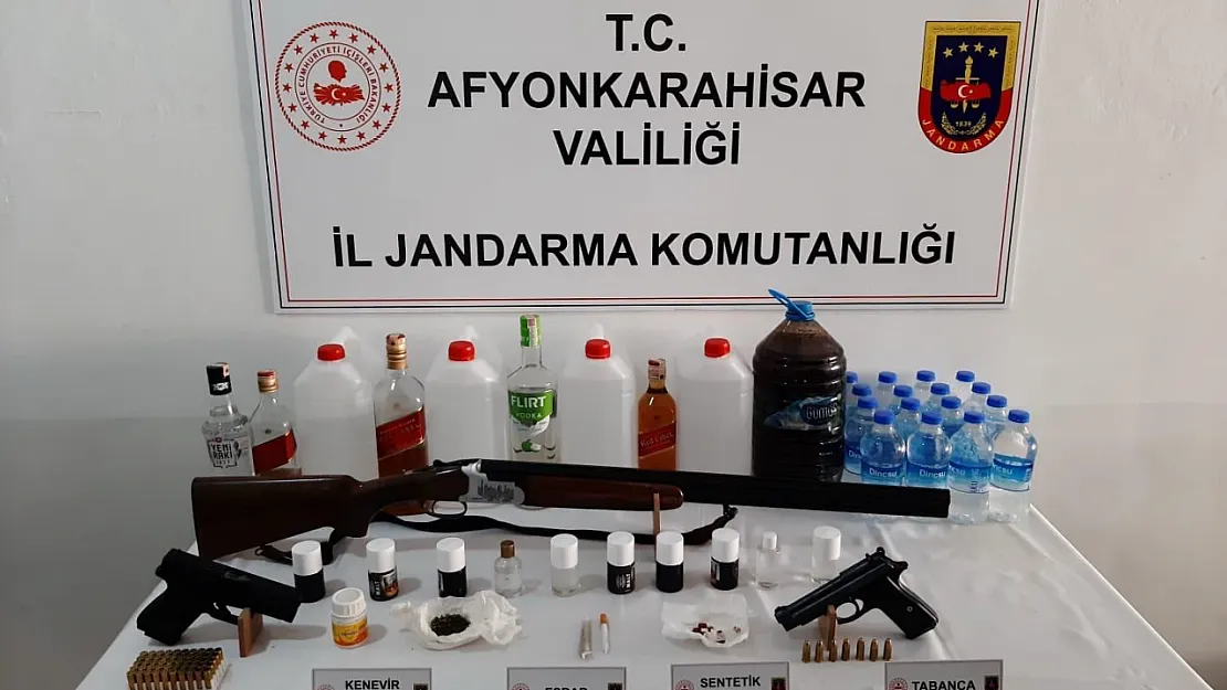 Afyon'da Jandarmadan Dev Operasyon