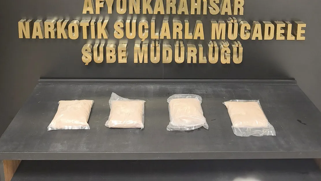 Afyon'da Otobüsten Uyuşturucu Çıktı