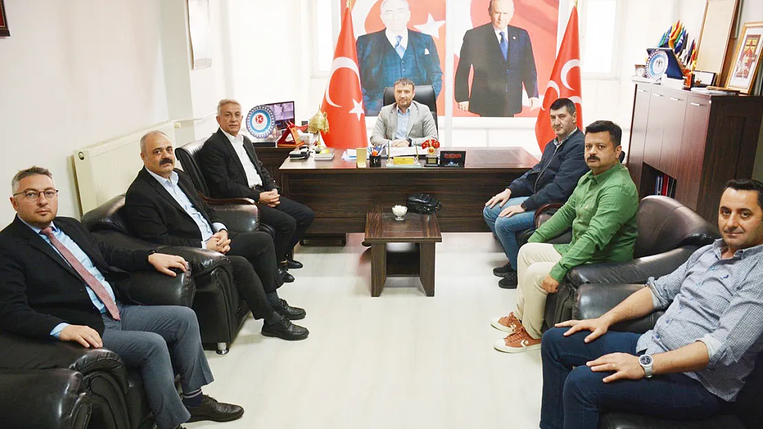 Afyon'da Siyaset ve Sendika Buluşması: MHP İl Başkanlığı'nda Önemli Ziyaret