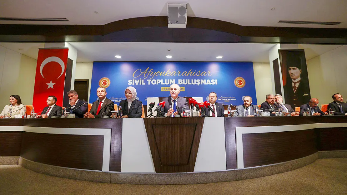 Afyon'da 'Terörsüz Türkiye' Zirvesi: TBMM Başkanı Kurtulmuş Sivil Toplumla Buluştu
