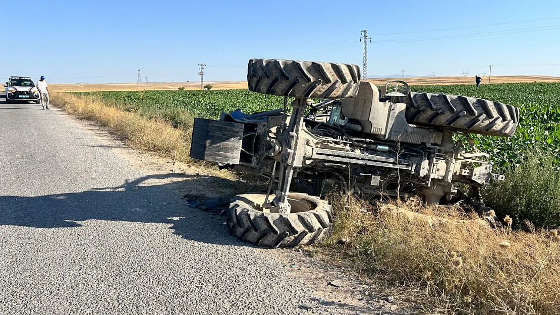 Afyon'da Traktör Devrildi! 17 Yaşındaki Genç Yaralandı