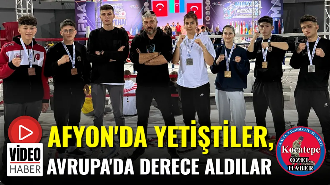 Afyon'da Yetiştiler Avrupa'da Derece Aldılar