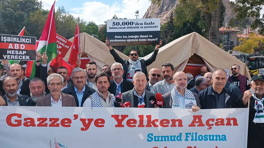 Afyon'dan Gazze Mesajı: İsrail Abluka Altına Alınmalıdır