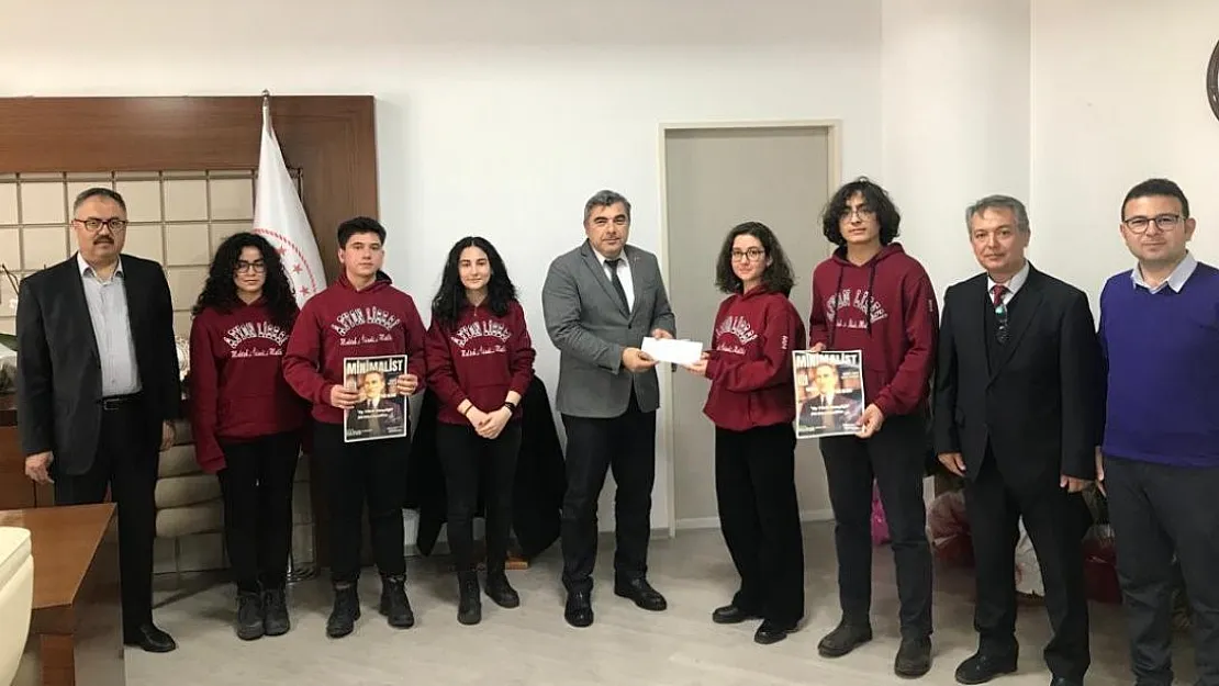 Afyon Lisesi öğrencilerinden duygulandıran bağış