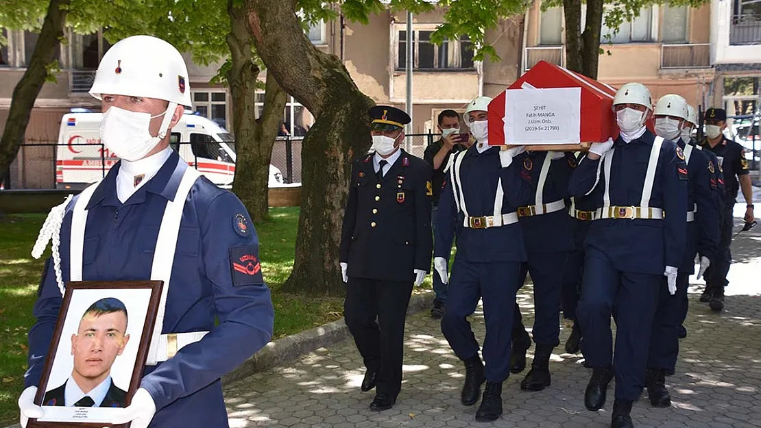 Afyon şehidini gözyaşlarıyla uğurladı