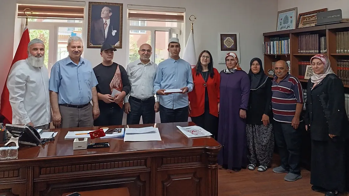 Afyon'un Sessiz Kahramanları İl Müftüsünü Ziyaret Etti