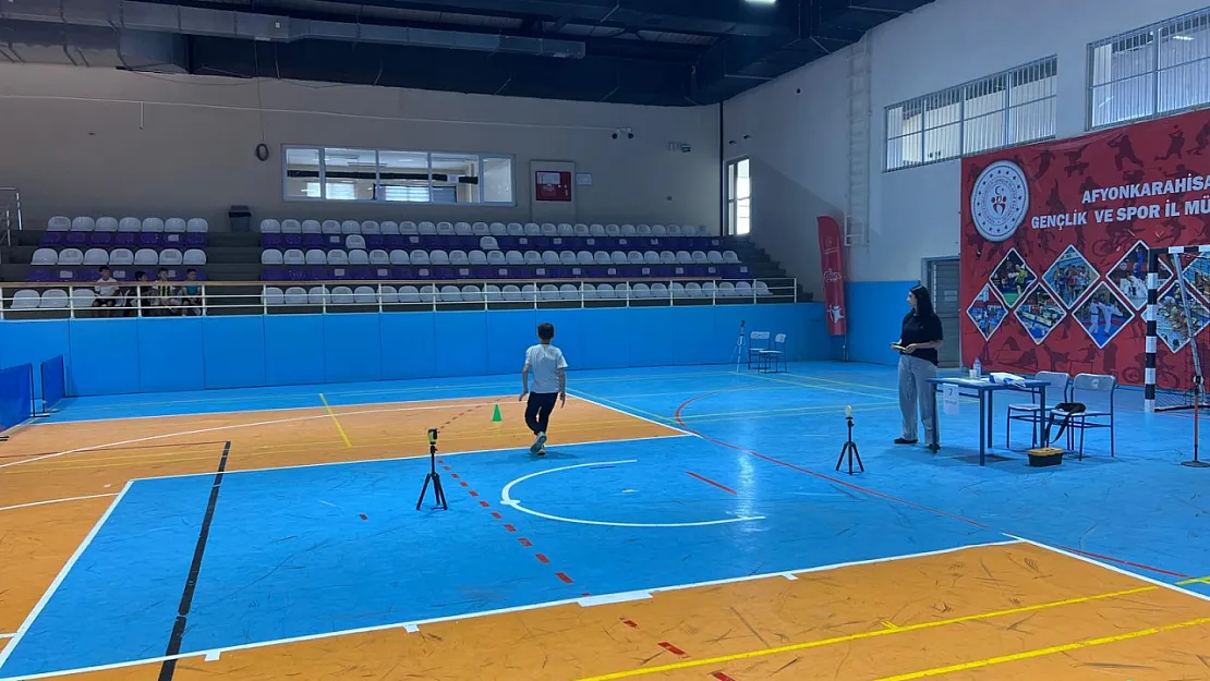Afyon'un Yeni Spor Ortaokulunda Yetenek Sınavları Başladı
