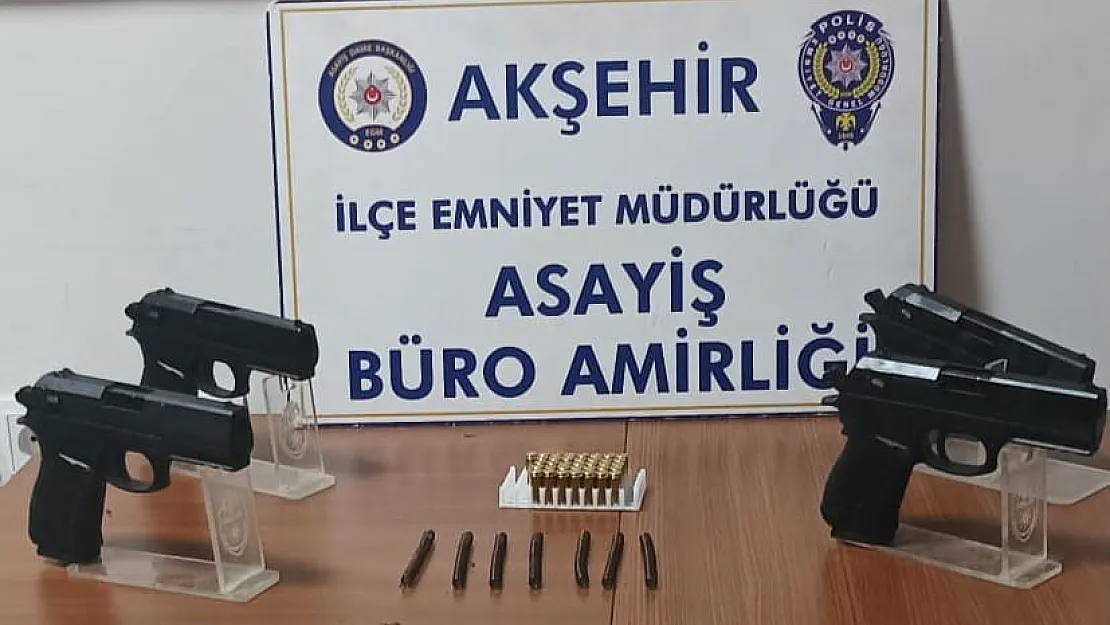 Afyon'a Getirilecek Fason Silahlar Konya'da Yakalandı