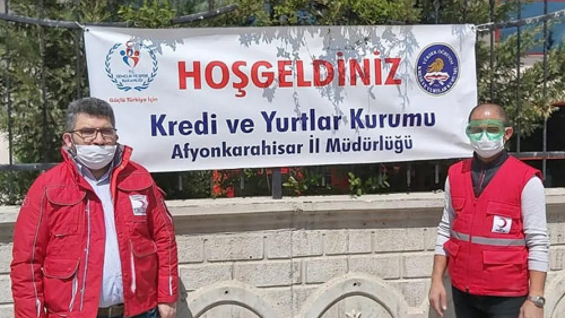 Afyon'da 551 karantinalının yemekleri Kızılay'dan