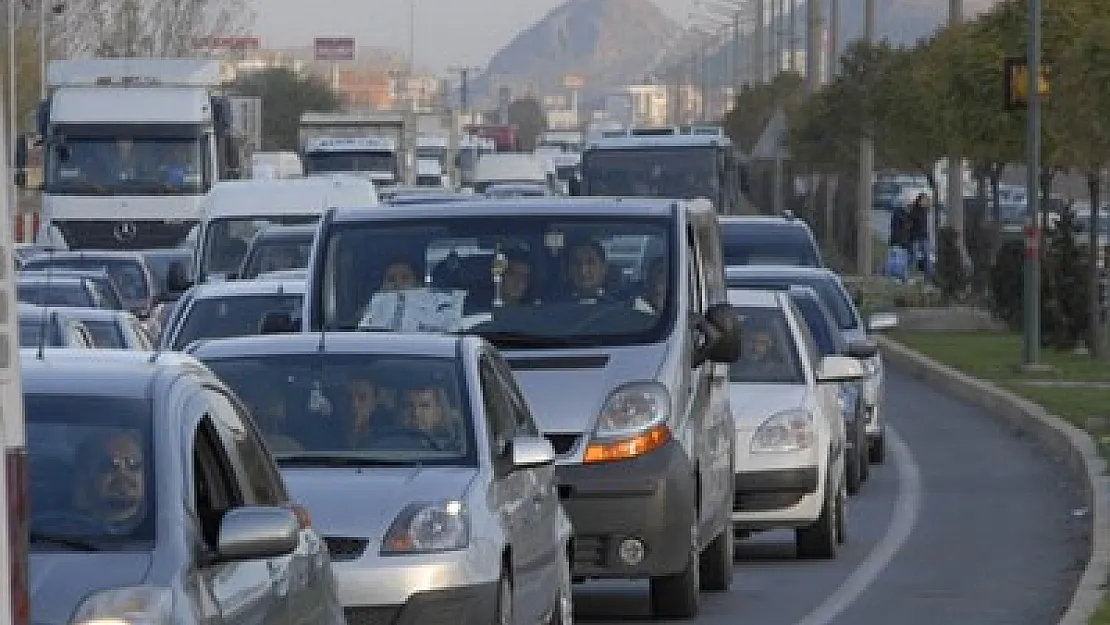 Afyon'da 77 bin otomobil bulunuyor