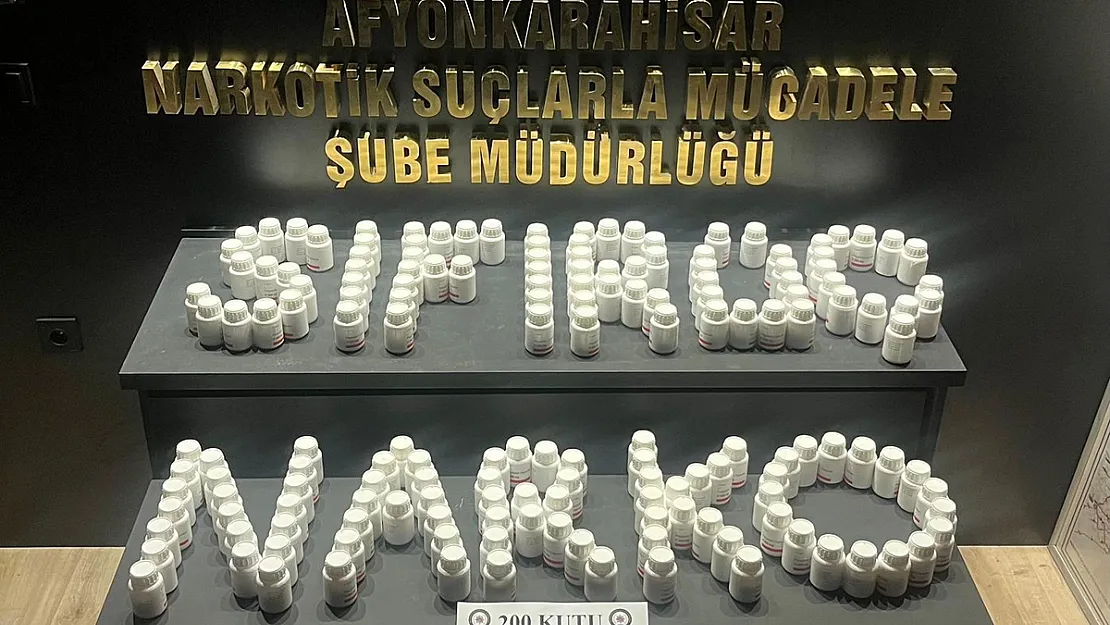 Afyon'da Uyuşturucu Operasyonunda 2 Kişi Tutuklandı