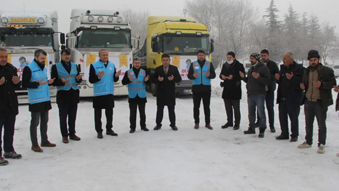 Afyon’dan Suriye’ye  75 ton un gönderildi