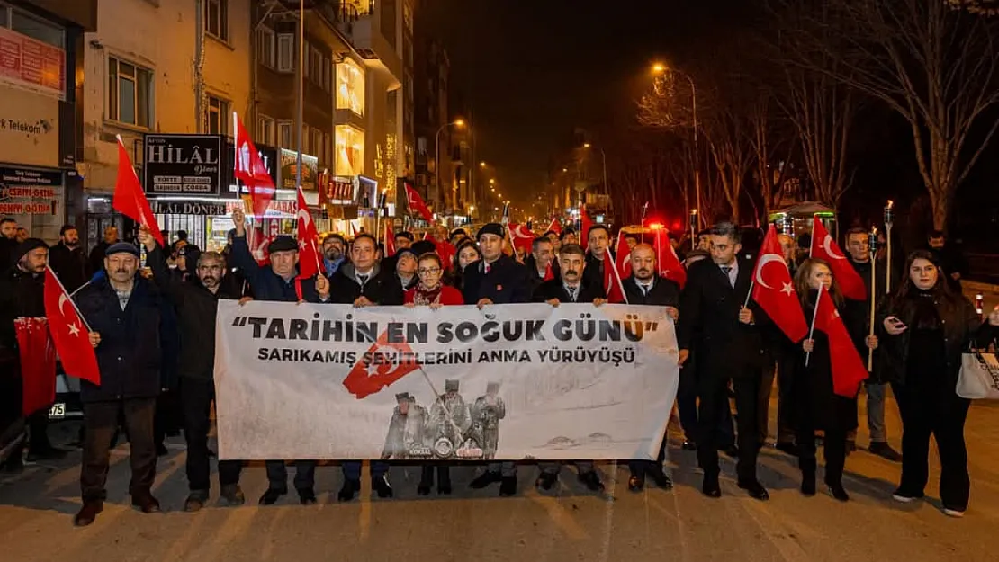 Afyonkarahisar'da Sarıkamış Şehitleri Anıldı