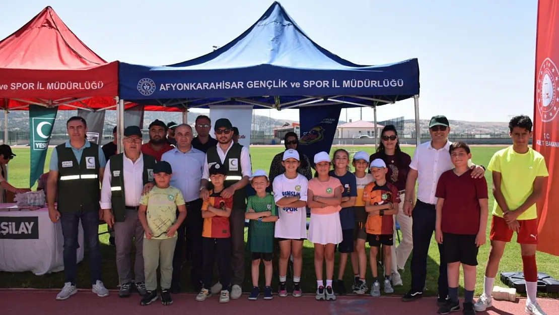 Afyonkarahisar'da 'Spor Bağımlılıklardan Korur' Etkinliği Düzenlendi