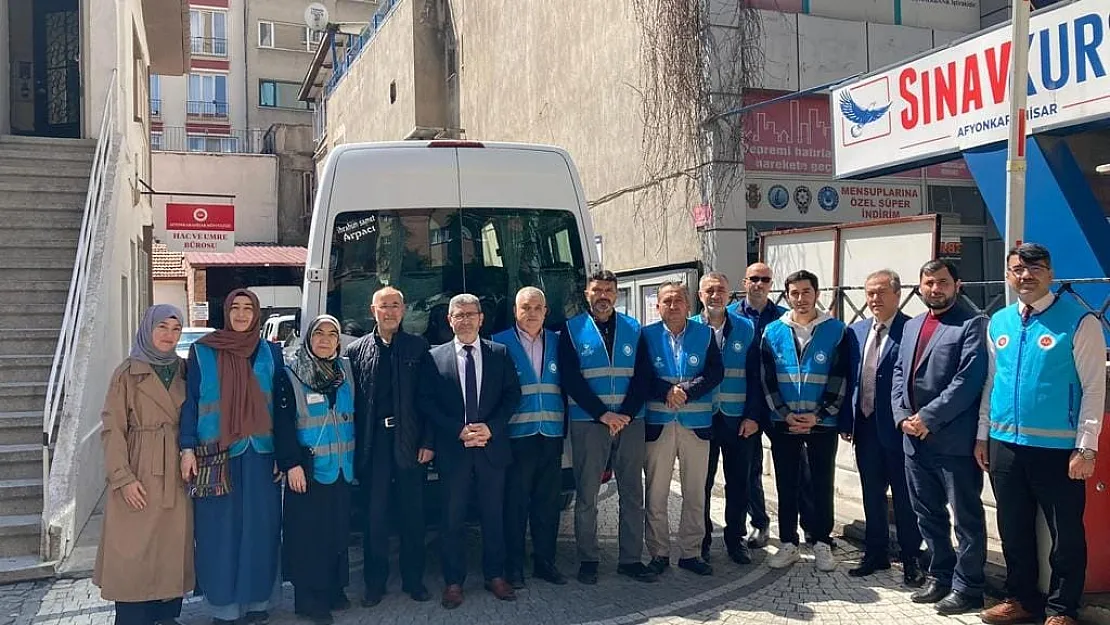 Afyonkarahisar Müftülüğü gönüllü personelleri Hatay'a gidiyor