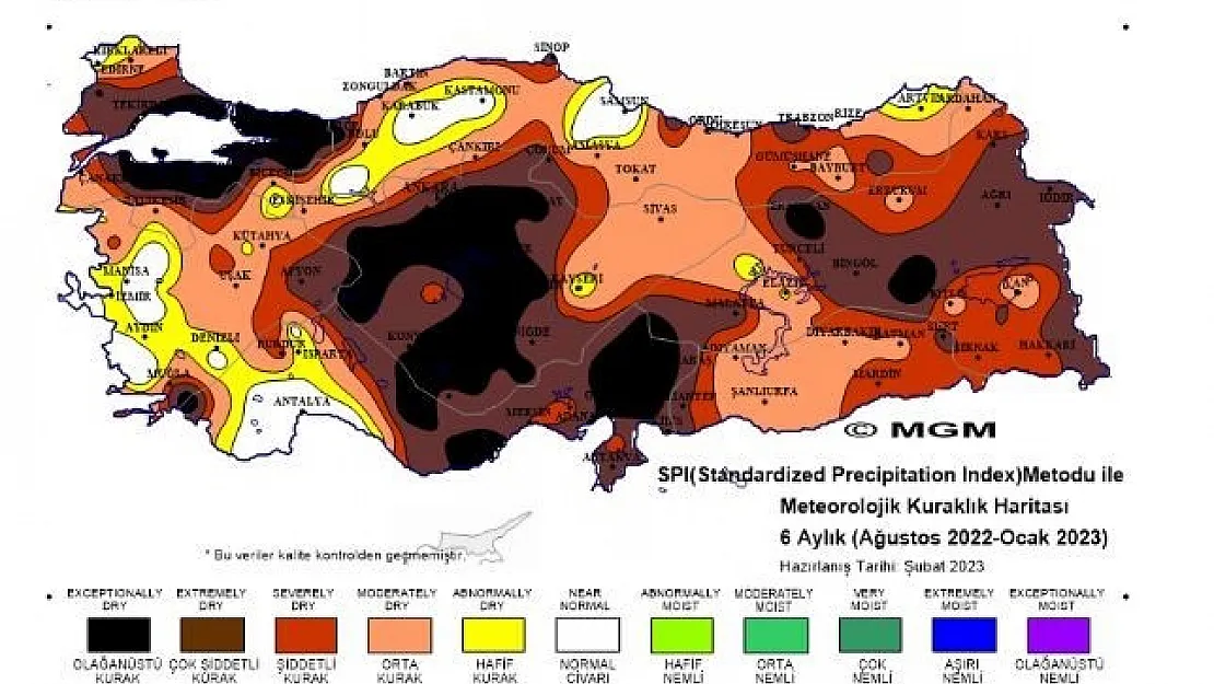 Afyonkarahisar olağanüstü kuraklık tehlikesi altında