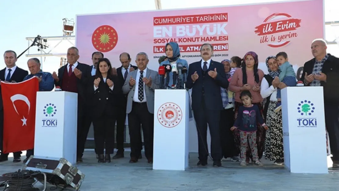 Afyonkarahisar’da “İlk Evim,  İlk İş Yerim Projesi”nin temeli atıldı