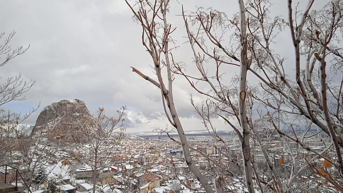 Afyonkarahisar'da mart ayında yağan kar 'şaşırtmadı'