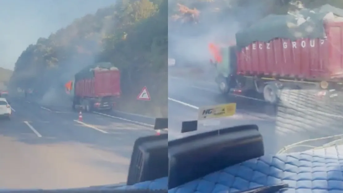 Afyonlu Tır Şoföründen Yangın Tepkisi: Bizim Millete Seyir Lazım, Seyir!
