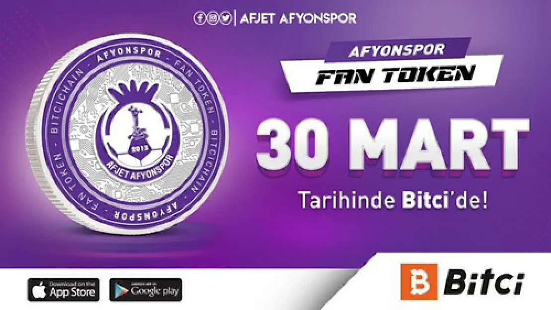 Afyonspor Fan Jetonları  30 Mart'ta satışa çıkıyor