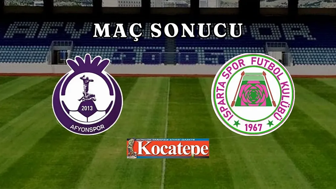 Afyonspor Maçı Sona Erdi