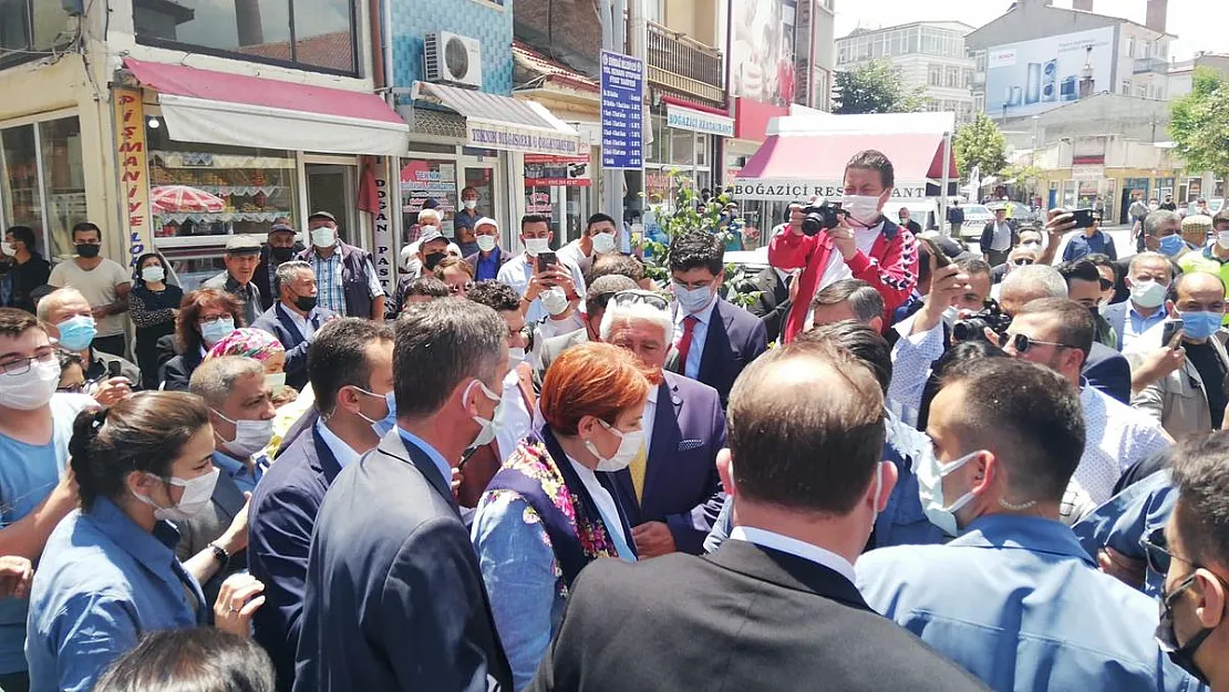 Akşener esnaf turunda