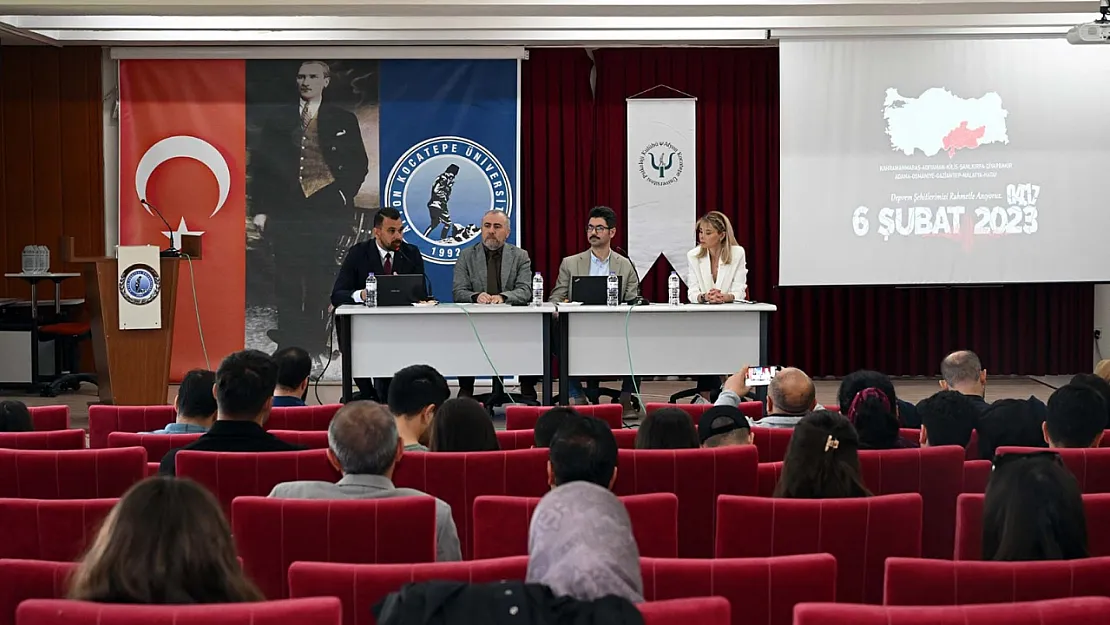 AKÜ'de Deprem Gerçeği Konuşuldu