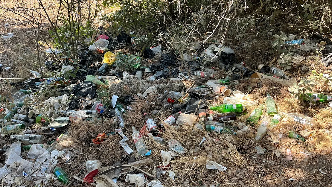 Alkol Alanlar Şehrin Göbeği Çöplüğe Çevirdiler