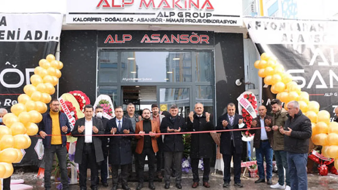 Alp Makine Afyon'da hizmete açıldı