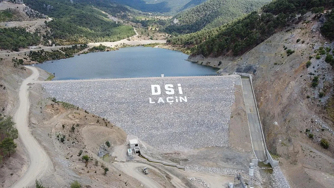 Sarıcakaya Laçin barajı ve sulaması tamamlandı