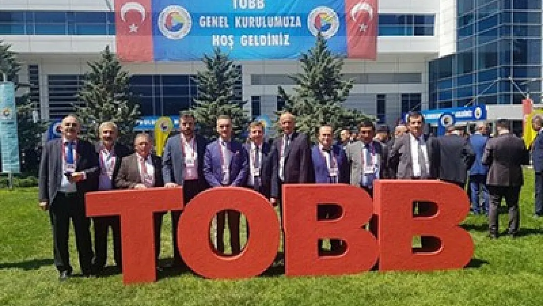 ATB heyeti TOBB Genel Kurulu’na katıldı