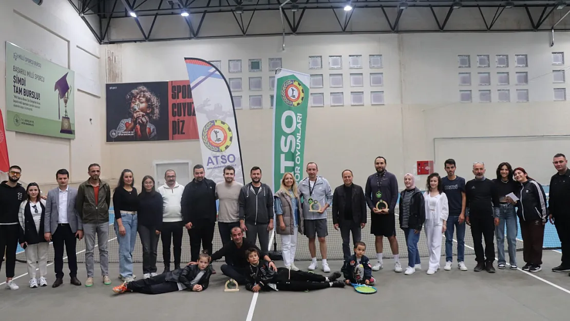 ATSO Spor Oyunları Erkek Kort Tenis Finali Tamamlandı