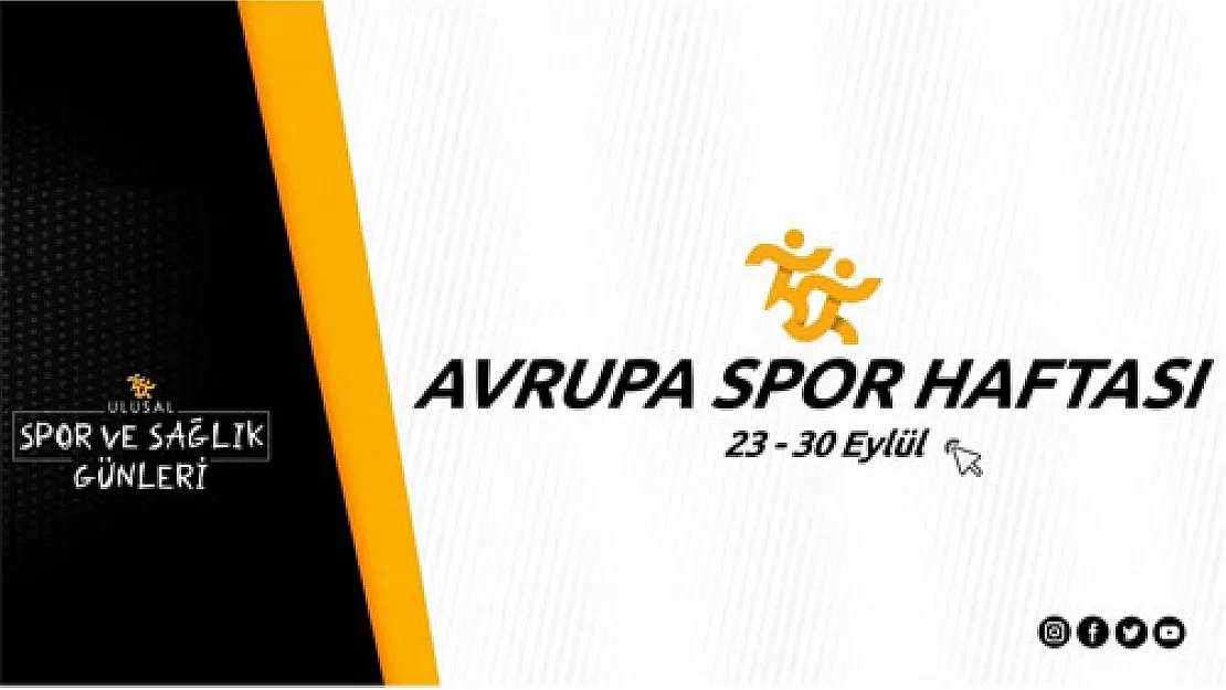 Avrupa Spor Haftası etkinliklerle kutlanacak